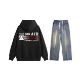 Set (Black Top + Nostalgic Blue Jeans)  
Комплект (Черный топ + Ностальгические синие джинсы)