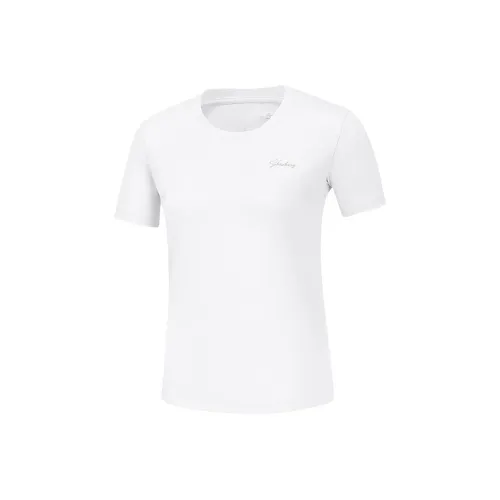 Skechers Sports Lifestyle Collection GODRI SS25 T-Shirt Женская Bright White 0019