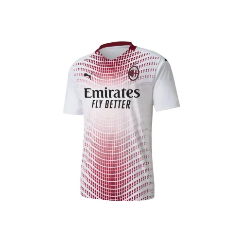 PUMA AC MILAN 21 22 Гостевая Replica Футболка Футбол Джерси Мужская Белая