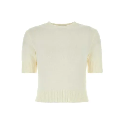 JIL SANDER Экрю Женские Свитеры