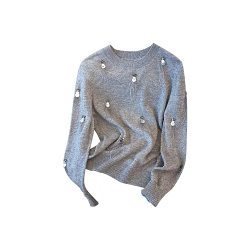 Cypress House Свитер Женский Светло-Серый