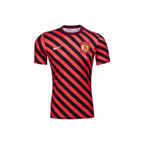 Nike Футбол Джерси Унисекс Черный Красный Саржа