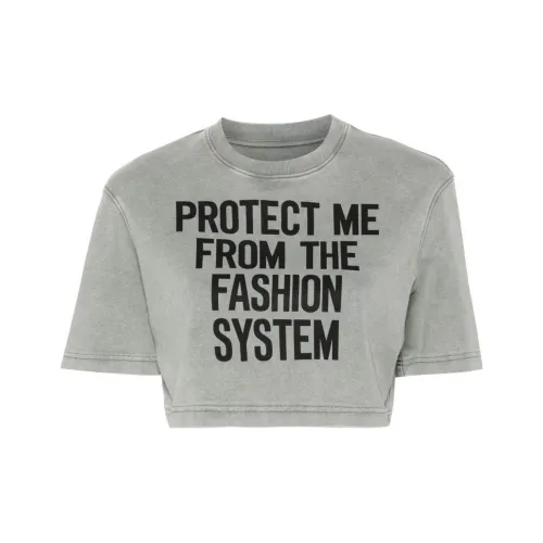 MOSCHINO Стандартная футболка женская серая