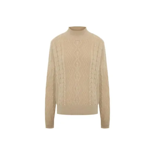 BBLLUUEE Свитер Женские Элегантный CAMEL