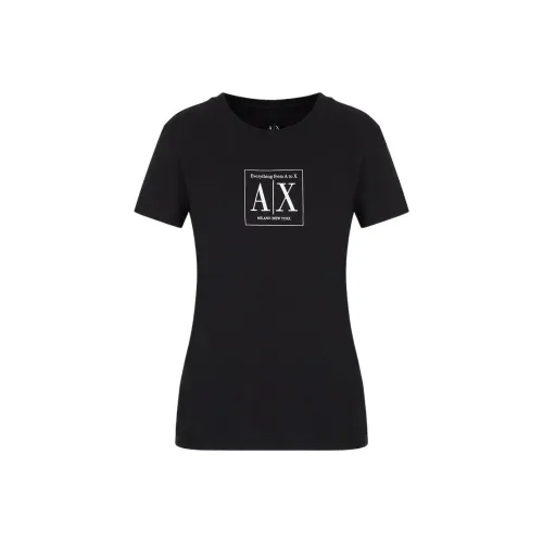 ARMANI EXCHANGE Черные Женские Футболки