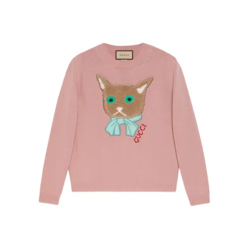 GUCCI Розовые Женские Свитеры