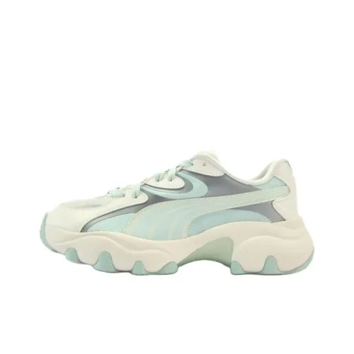 PUMA Pulsar Low Топ Толстая подошва Кроссовки Женские Белые