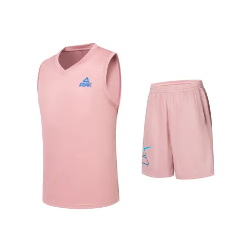 PEAK Летний Баскетбольный Костюм Мужской Bubble Gum Розовый