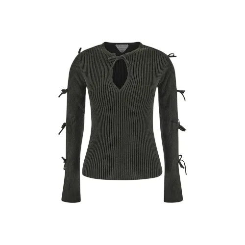 Bottega Veneta SS22 Свитер Женский Темно-зеленый