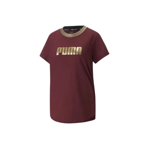 PUMA Santa Cruz X Puma Темно-красные Женские Футболки