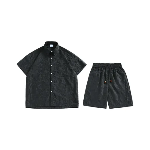 Goods Engraving Рубашка Matching Набор Унисекс Черный