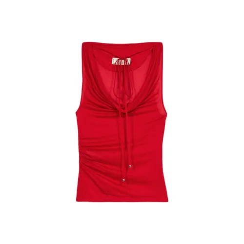 Blumarine Женские майки красного цвета