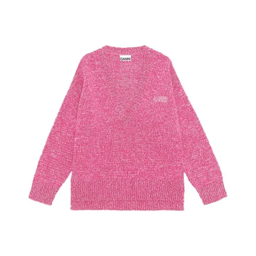 GANNI Свитер Женский Рубиновый Красный