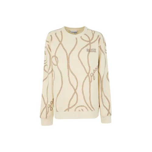 GANNI FW22 Свитер Женский Бежевый