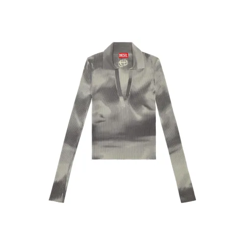 DIESEL Серые Женские Свитеры