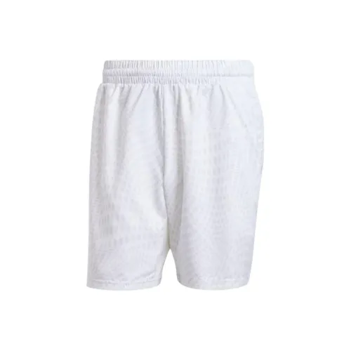 Adidas Tennis Club Graphic Теннис Шорты Теннис Низ Мужской Белый