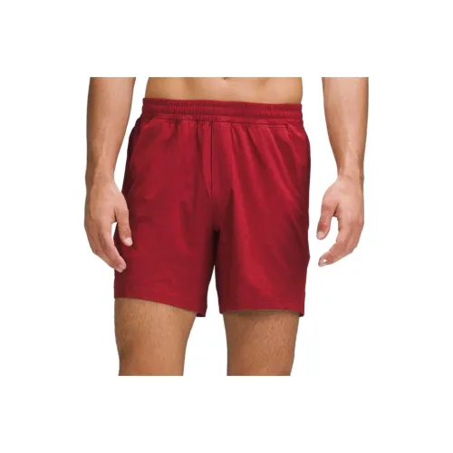 lululemon Pace Breaker Спортивные шорты Мужские Темно-красные