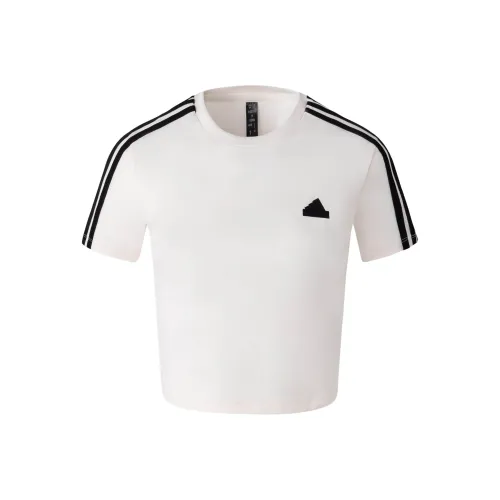 Adidas Standard T-Shirt Женская Розовый Белый