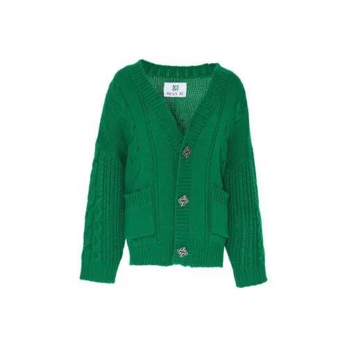 RIENY RE Свободный крой Свитер Женский Зеленый