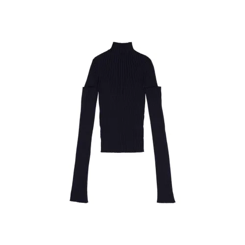 Balenciaga FW22 Свитер Женский Морской Синий