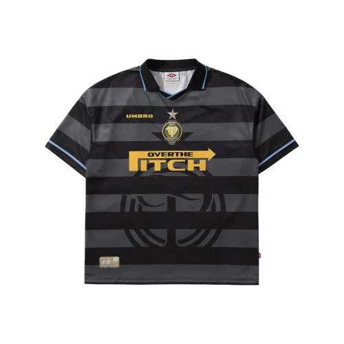 Umbro x OVER THE PITCH SS24 Футбол Джерси Унисекс Черный Желтый