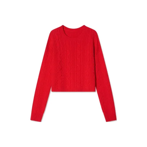 COVERINS Свитер Женский Настоящий Красный