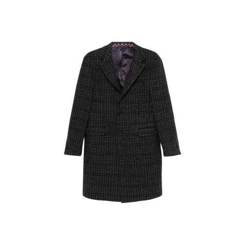 ETRO Midnight Blue Мужское Пальто