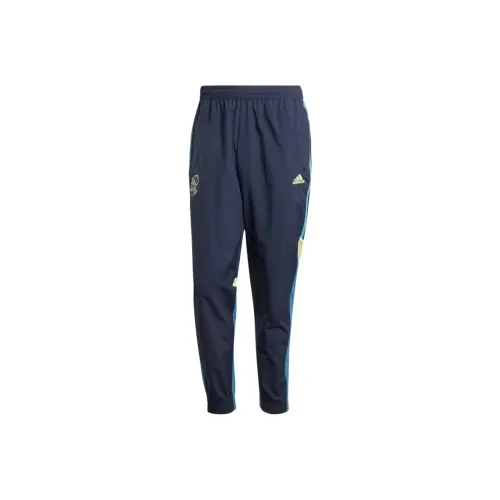 Adidas Ajax Amsterdam SEASONAL TRACK Casual Pants Men's Ink Blue