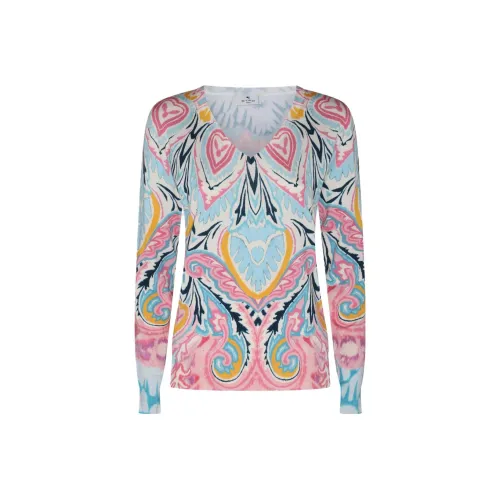 ETRO Женские свитеры красного цвета