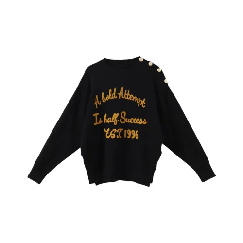 YUMOMO STAR Свободный крой Свитер Женский