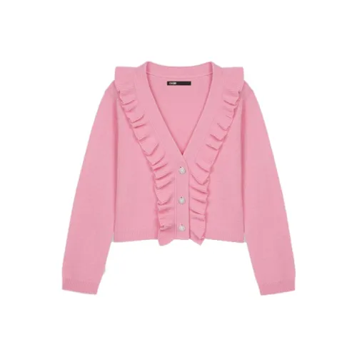 Maje Розовые Женские Свитеры