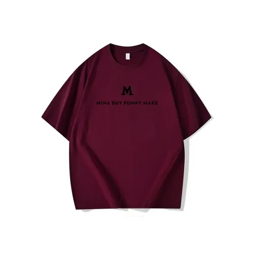 HIPHOPPUNKS T-Shirt Унисекс Бордовый