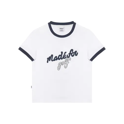 GOLF SS24 T Рубашка Женская Белая