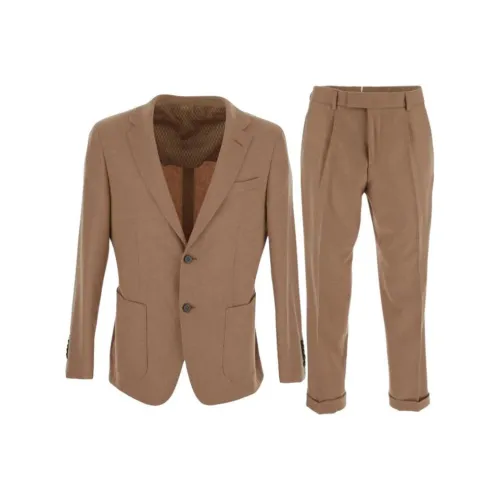 Hugo Boss Бизнес-костюм мужской хаки