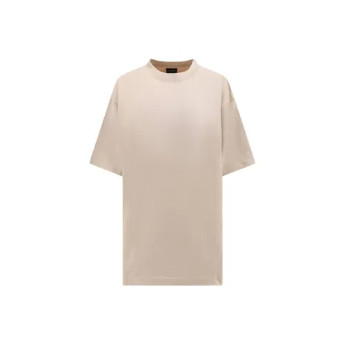 Balenciaga SS24 T Рубашка Свободного кроя Женская Бежевая