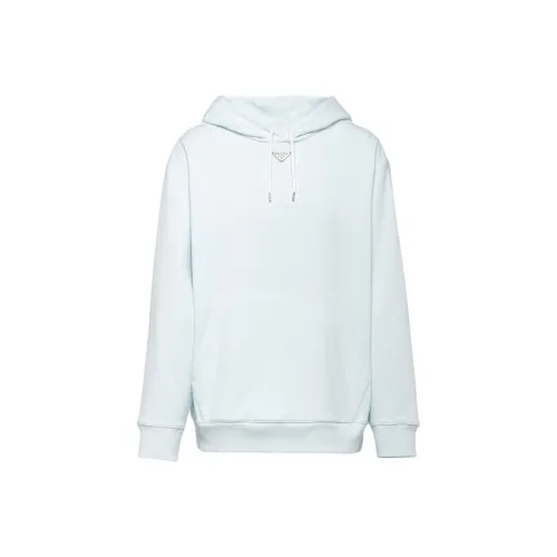 PRADA Толстовка Мужской Светло-Синий
