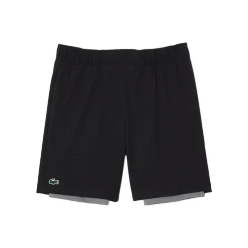 LACOSTE Повседневные шорты Мужские Черные