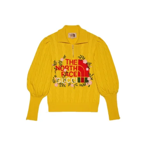 GUCCI x The North Face FW21 Свитер Женский Желтый