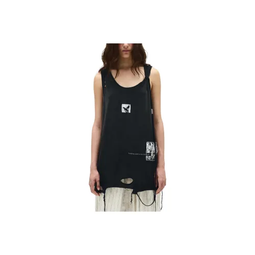 Ann Demeulemeester Майка Женская Черная