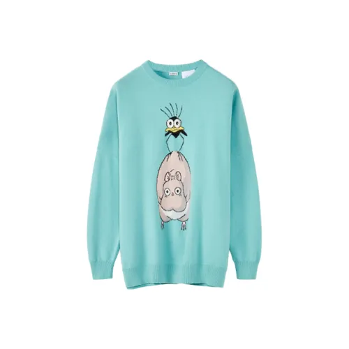 LOEWE Spirited Away Бирюзовые Женские Свитеры
