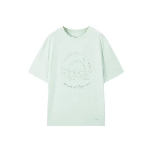 LEDIN T-Shirt Женская Прозрачный Зеленый В наличии