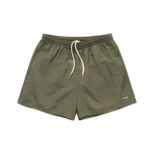 Сотрудничество JJJJound SS24 Summer Collection Оливково-зеленые Мужские Повседневные Шорты