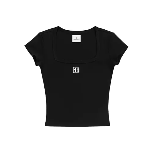 CALLED BACK T-Рубашка Женская Черная