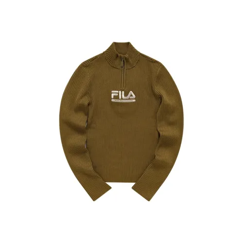 FILA FUSION Common Mallow Зеленый Женские Свитеры