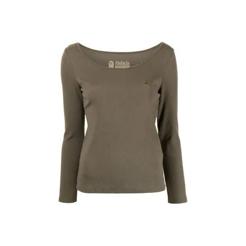 A BATHING APE Bape Коричневые Женские Футболки