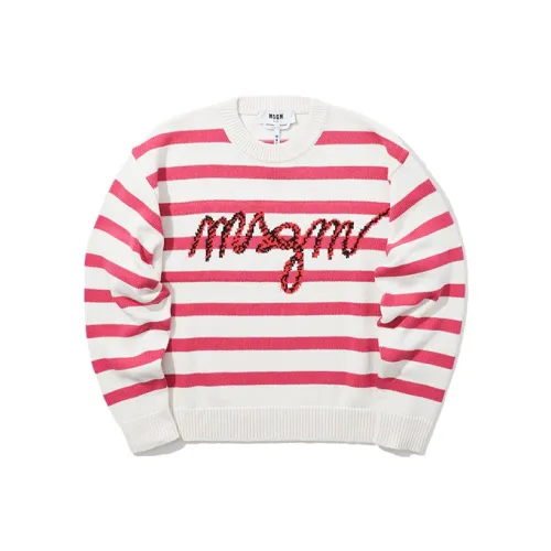 MSGM Why/Белый Женские Свитеры