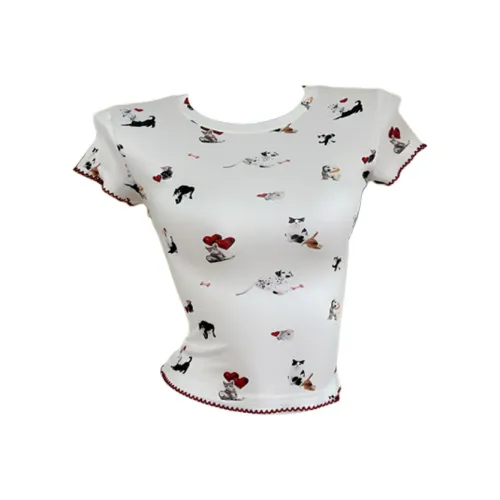 ONE PASS STUDIO T-рубашка Женская Белая