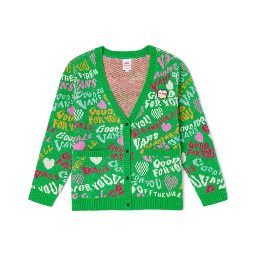 Vans Ireneisgood Cardigan Свитер Женский Зеленый