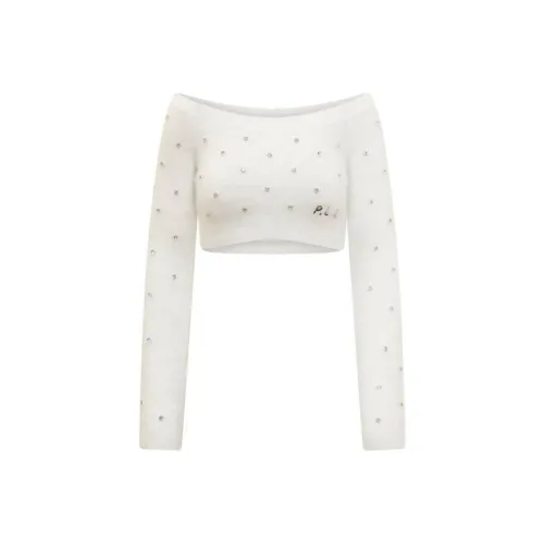 PHILOSOPHY DI LORENZO SERAFINI Белый Женские Свитеры