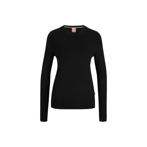 HUGO BOSS Черные Женские Свитеры
